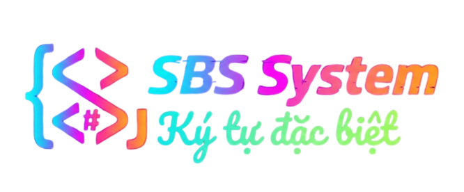 Kí tự đặc biệt SBS